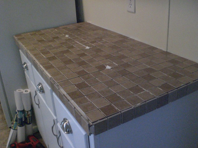 Tile over formica countertops